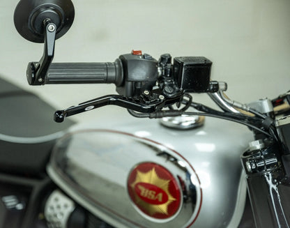 Leviers réglables noirs – BSA Goldstar 650 Firstracer