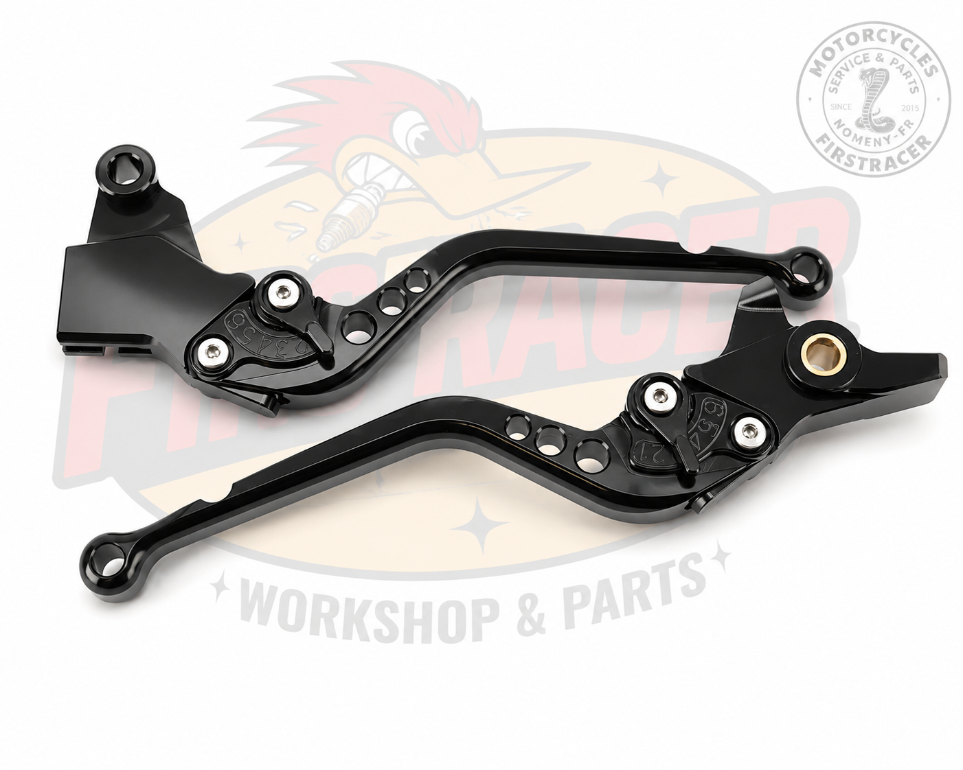 Paire de Leviers Réglables Noir – Royal Enfield Himalayan 450 - Guerrilla 450 Firstracer