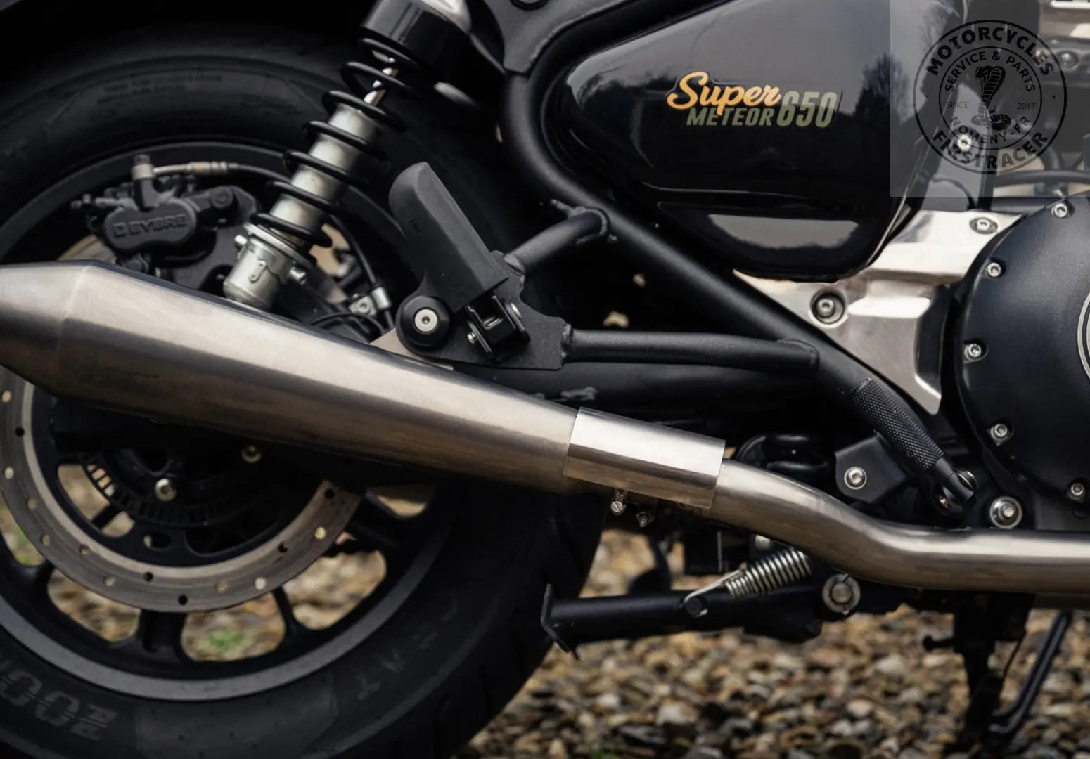 Ligne complète d'échappement Inox Super Meteor 650 Firstracer