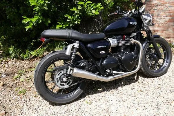 Ligne d’échappement Rebel 2 en 1 T120 / T100 / Street Twin / Street Cup Firstracer