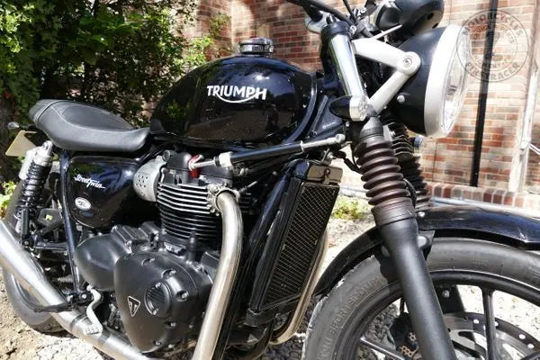 Ligne d’échappement Rebel 2 en 1 T120 / T100 / Street Twin / Street Cup Firstracer