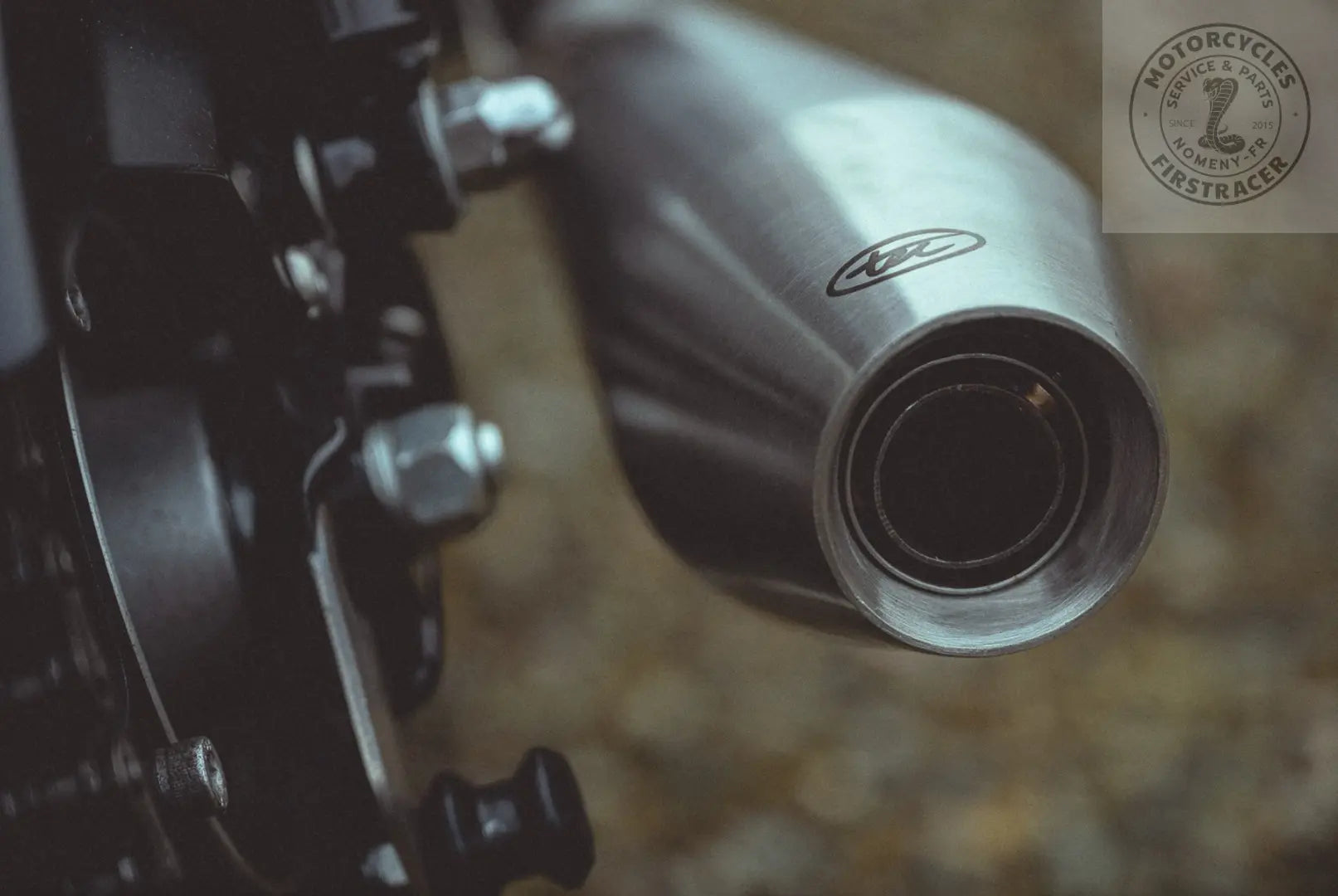 Ligne d'échappement complète 'Rocker' pour BSA Goldstar Firstracer