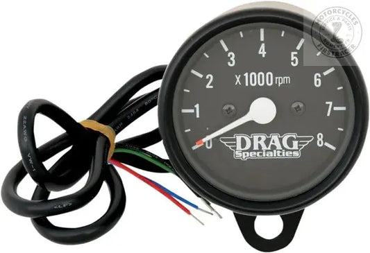 Mini compte-tours électronique 8 000 tr/min – 61mm avec cerclage inox poli Firstracer