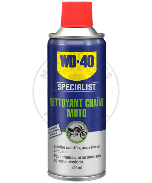 Nettoyant chaîne WD-40 Specialist® Moto – Spray 400 ml Firstracer