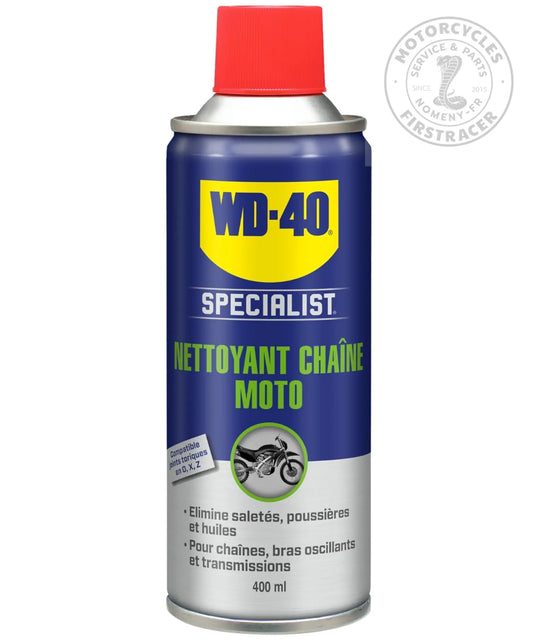 Nettoyant chaîne WD-40 Specialist® Moto – Spray 400 ml Firstracer