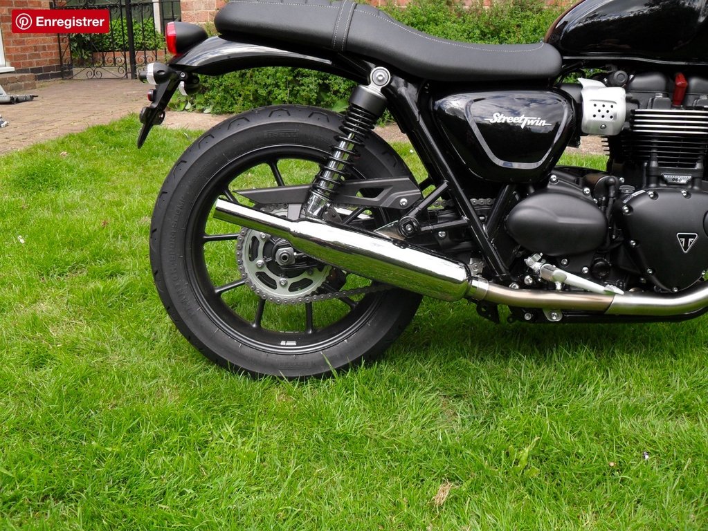 Silencieux Norman Hyde TOGA classiques 900 street twin à partir 2016