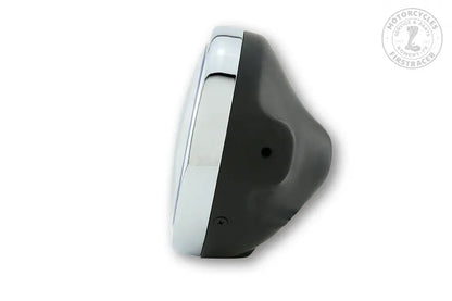 PHARE AVANT SHIN YO 180 MM NOIR ET CHROME HOMOLOGUE CE Firstracer