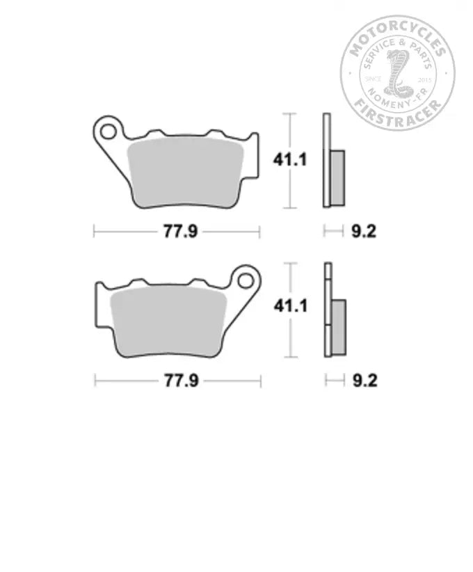 PLAQUETTES DE FREIN AR AP RACING ROYAL-ENFIELD Firstracer