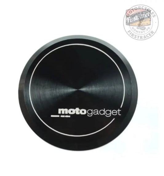 Paire de bouchons aluminium noir – poignées Motogadget mo.grip Firstracer