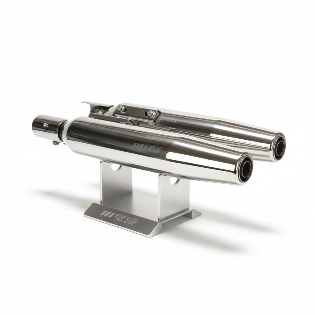 JEU DE SILENCIEUX INOX – ENFIELD PRECISION – 650 CLASSIC