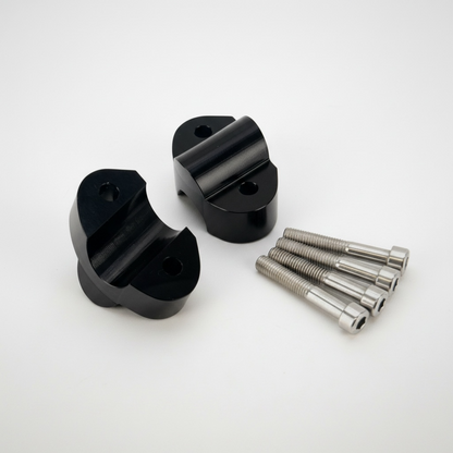 Rehausseurs de guidon 20 mm noirs – Royal Enfield Shotgun 650 Firstracer