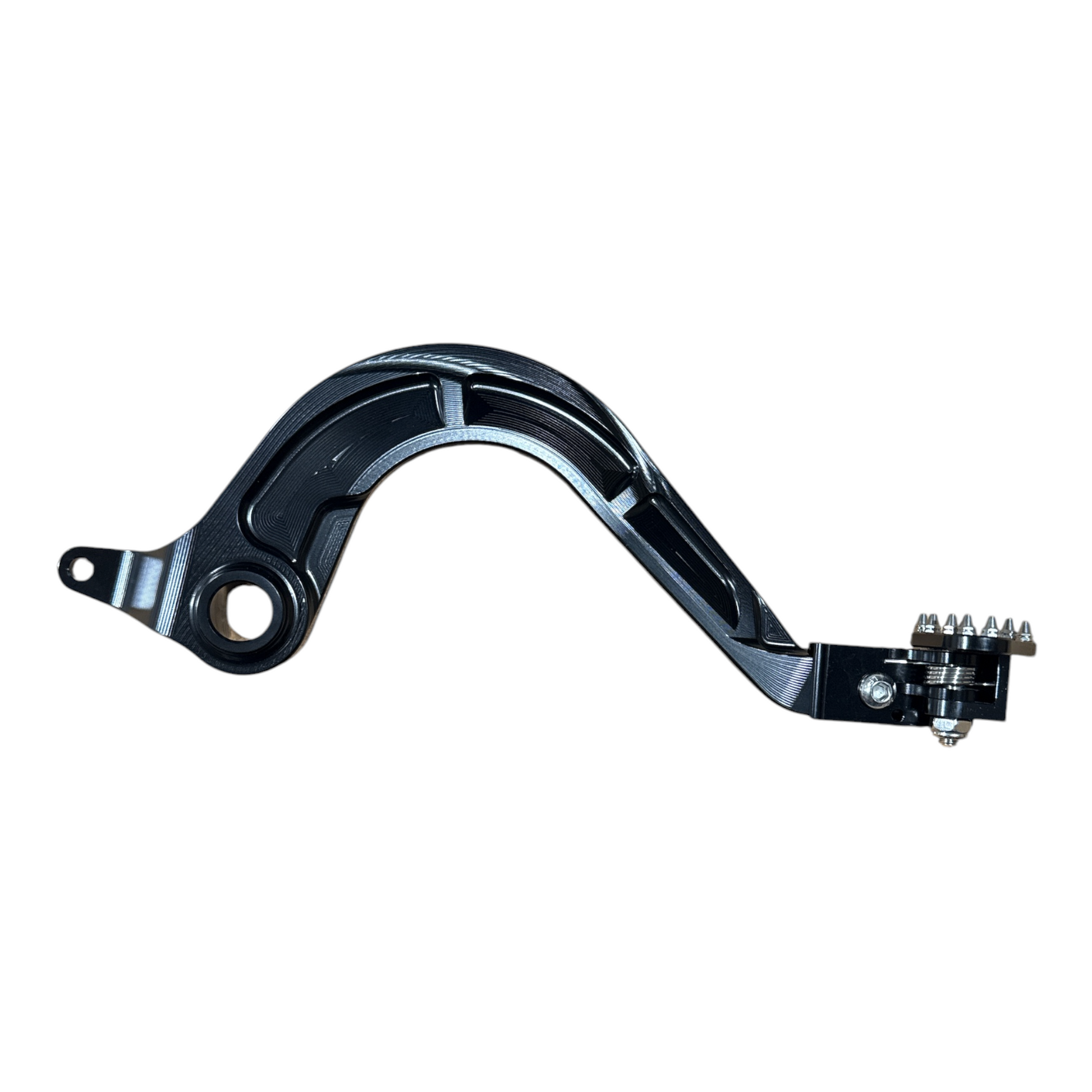 SELECTEUR DE FREIN REPLIABLE AVEC REGLAGE DE LONGUEUR – ALUMINIUM NOIR – ROYAL ENFIELD HIMALAYAN 450 Firstracer