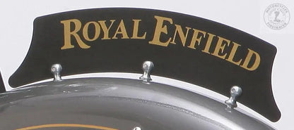 Plaque vintage style 1950's pour garde-boue Royal Enfield et BSA Firstracer