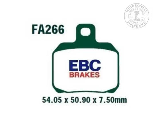 Plaquettes de frein pour moto URAL - Organique Firstracer