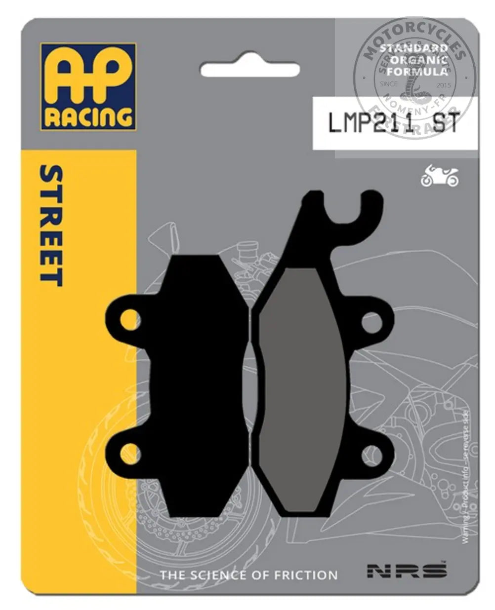 Plaquettes de freins ARRIERE STANDARD AP RACING TRIUMPH Firstracer