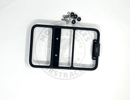 Platine porte-bagage noir satiné Poderosa – Royal Enfield Super Meteor 650 Firstracer