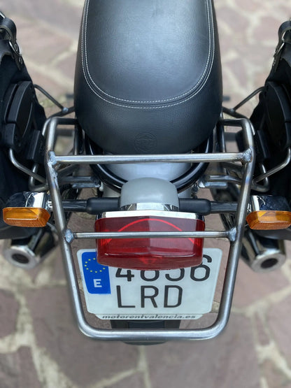 Porte-bagages noir Royal Enfield 650 – Noir satiné Firstracer