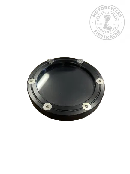 Porte-vignette d’assurance rond en aluminium – Ø 78 mm Firstracer