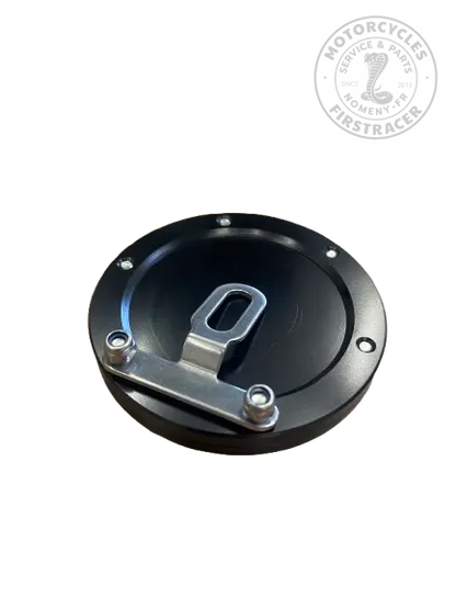 Porte-vignette d’assurance rond en aluminium – Ø 78 mm Firstracer