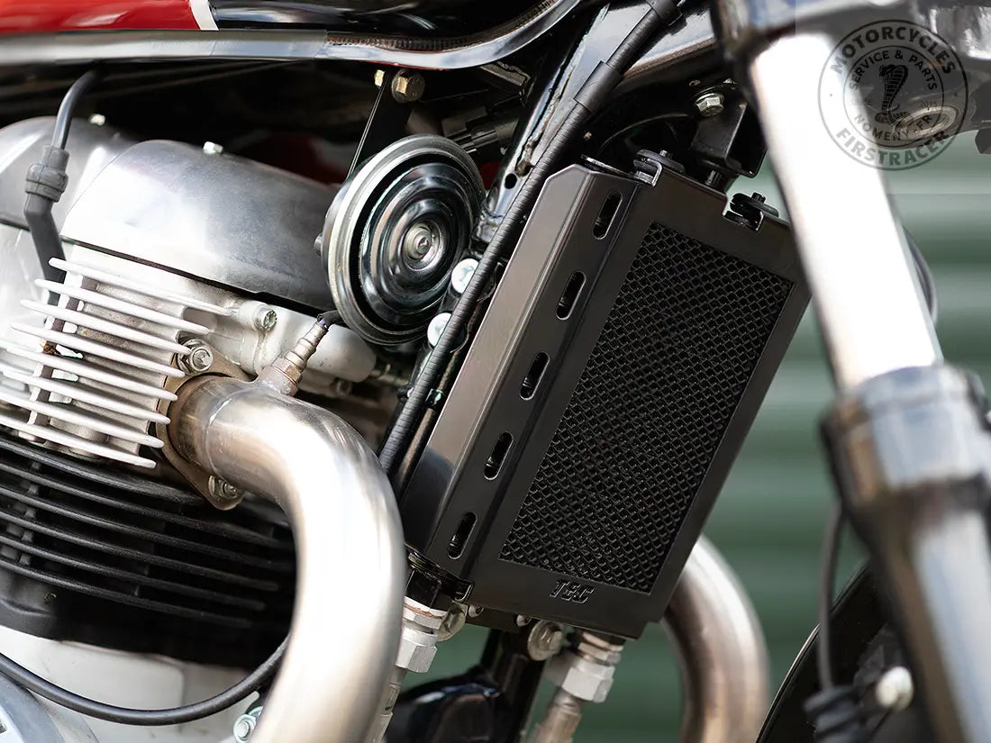 Protection de radiateur en aluminium Royal Enfield twins 650 Firstracer