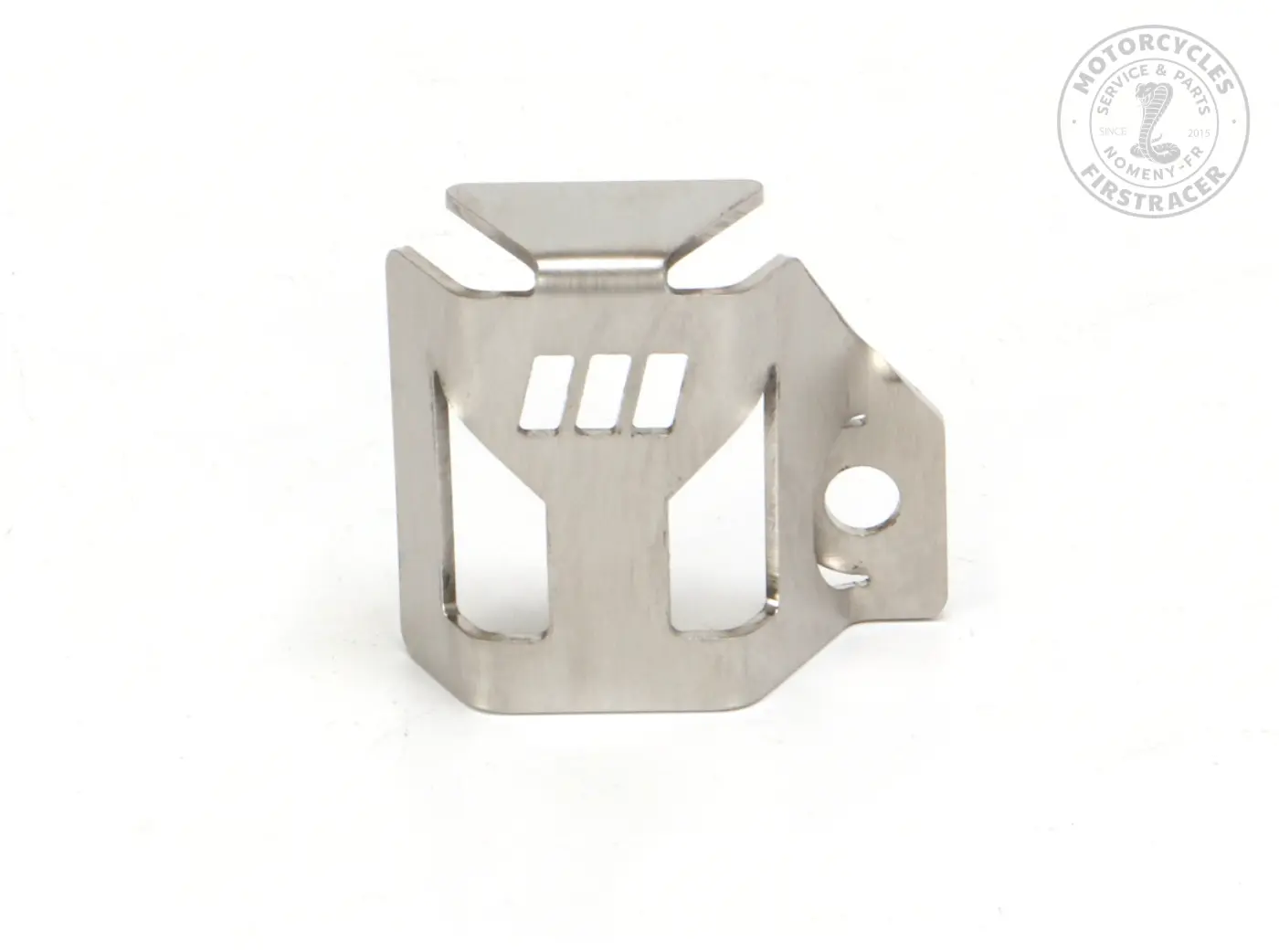 Protection de réservoir de frein arrière – Inox ou Noir – Royal Enfield Interceptor 650 Firstracer