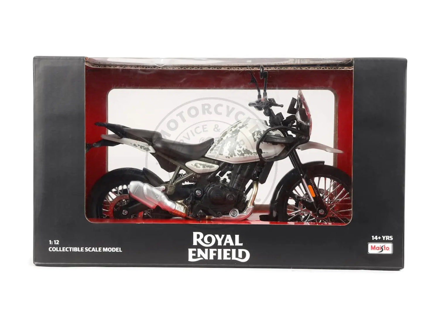 ROYAL ENFIELD HIMALAYAN 450 – MODÈLE RÉDUIT 3D&nbsp;KAMET WHITE ÉCHELLE 1:12 Firstracer