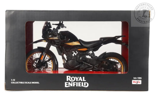 ROYAL ENFIELD&nbsp;HIMALAYAN 450 – MODÈLE RÉDUIT 3D – HANLE BLACK ÉCHELLE 1:12 Firstracer