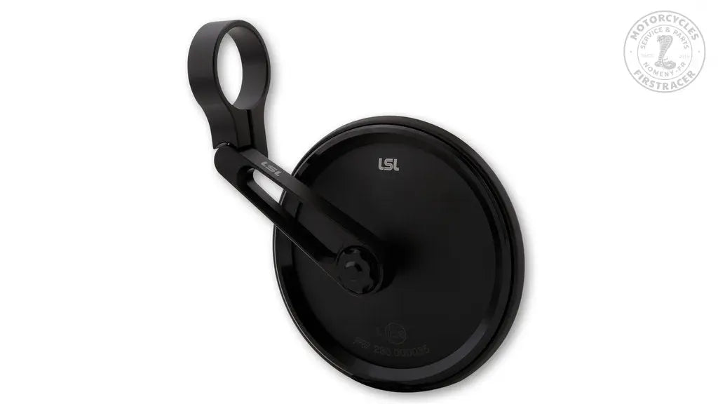Rétroviseur embout de guidon LSL NOVA-RUN court Black Homologué CE Firstracer