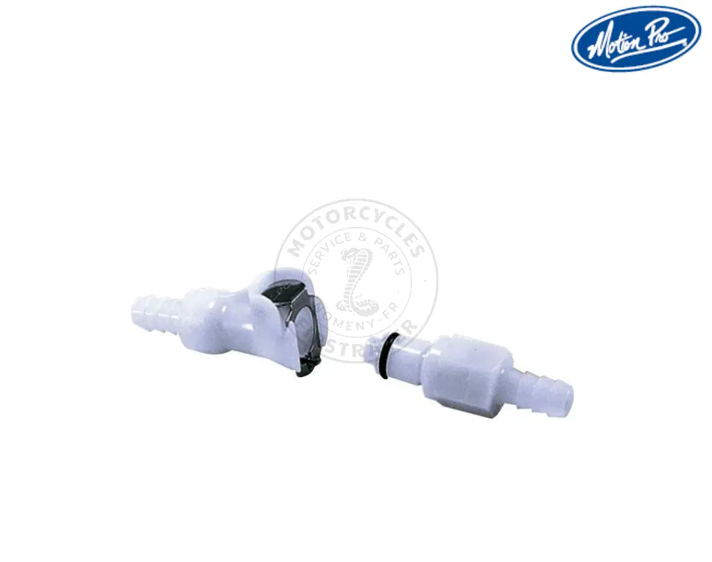 Raccord rapide MOTION PRO Ø8 mm double blocage – blanc Firstracer