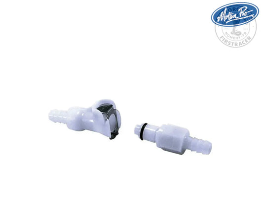Raccord rapide MOTION PRO Ø8 mm double blocage – blanc Firstracer