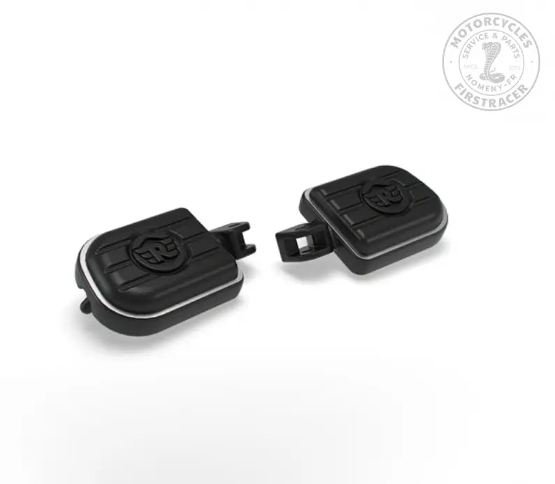 Repose-pieds Pilote Deluxe Noir pour Royal Enfield Super Meteor 650 Firstracer