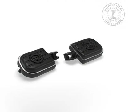 Repose-pieds Pilote Deluxe Noir pour Royal Enfield Super Meteor 650 Firstracer