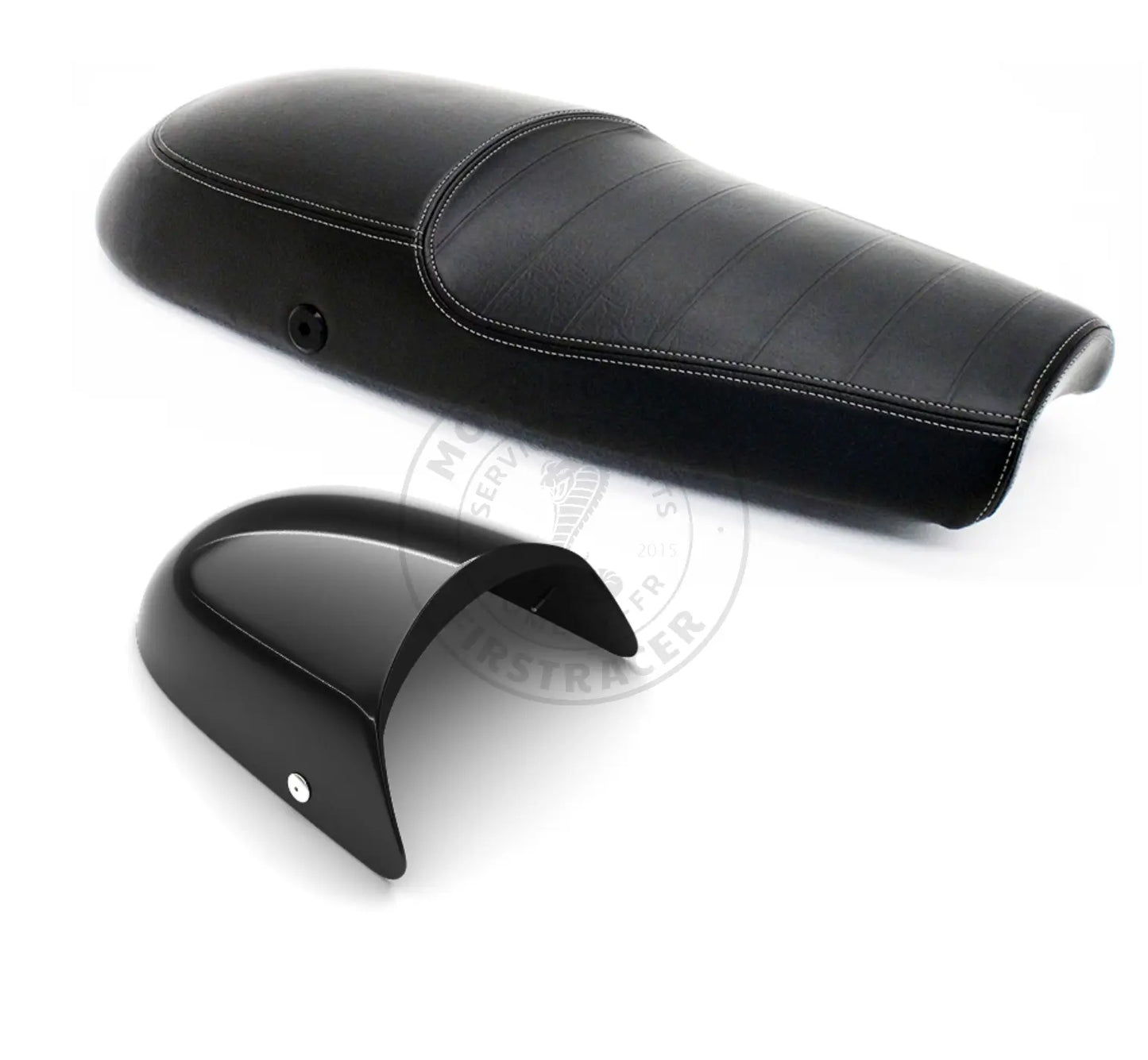 SELLE TOURING DUALE + COQUE DE SELLE - Royal Enfield 650 Interceptor / 650 Continental GT Firstracer
