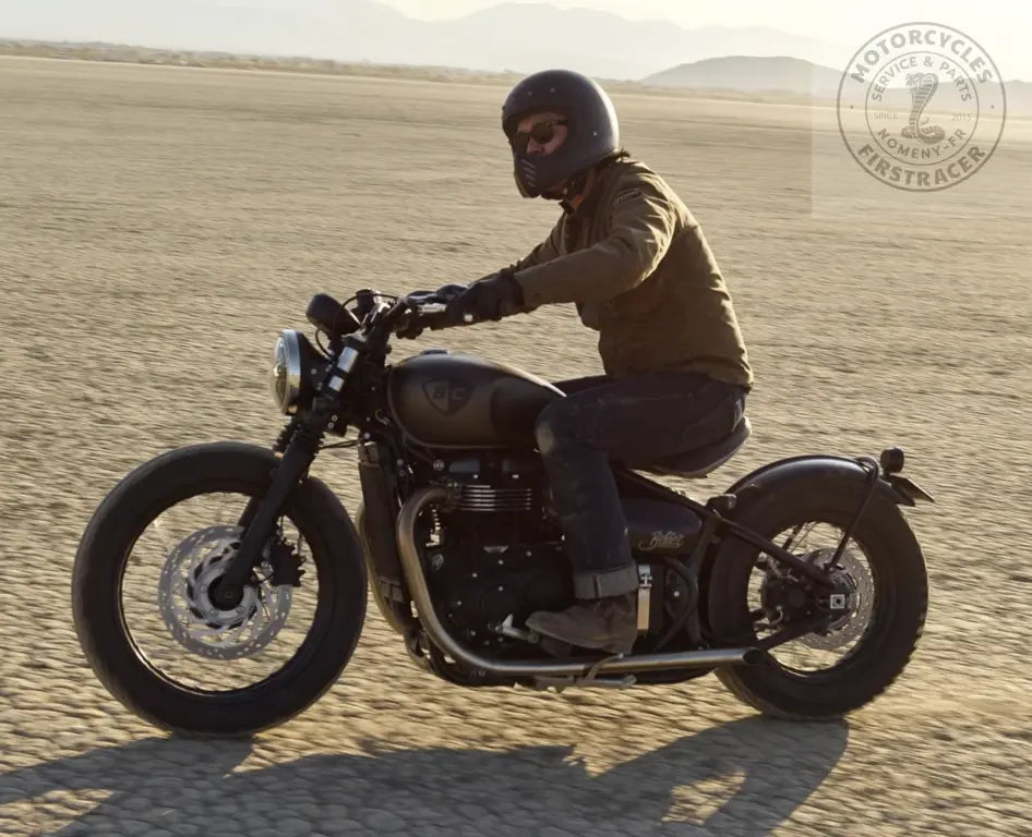 SILENCIEUX DRAG-PIPE TRIUMPH BOBBER 1200 euro4 Firstracer