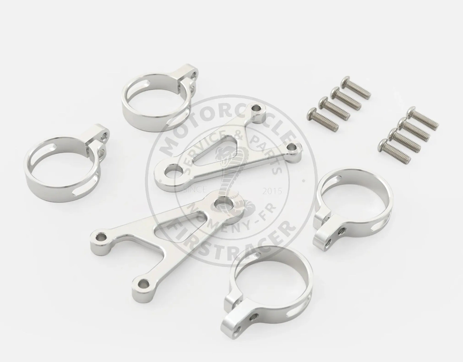 SUPPORT DE PHARE Ø41 mm – ALUMINIUM CNC Triumph &amp; Royal Enfield Firstracer