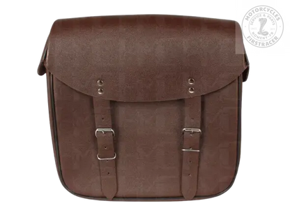 Sacoche Latérale en Cuir, Marron pour Royal Enfield Classic Firstracer