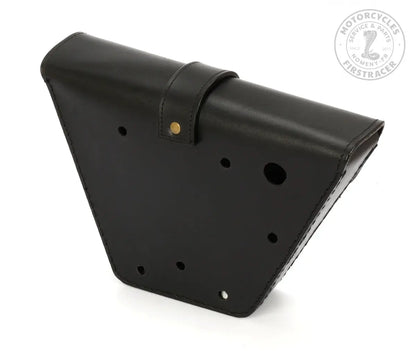 Sacoche en Cuir Noir pour Cache Latéral Droit - Royal Enfield 650 Interceptor &amp; Continental GT Firstracer