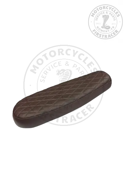Selle Marron Losanges RE Interceptor et Continental GT 650 Firstracer