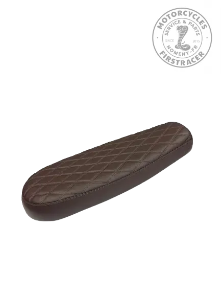 Selle Marron Losanges RE Interceptor et Continental GT 650 Firstracer