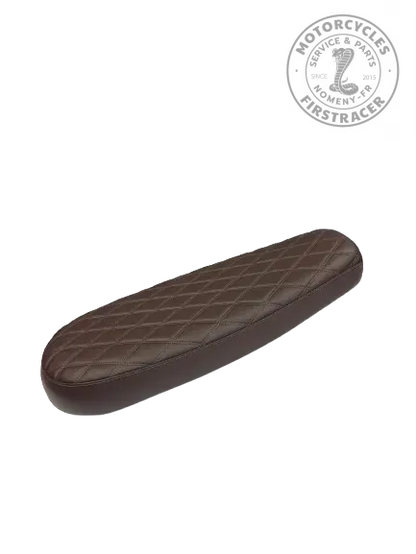 Selle Marron Losanges RE Interceptor et Continental GT 650 Firstracer