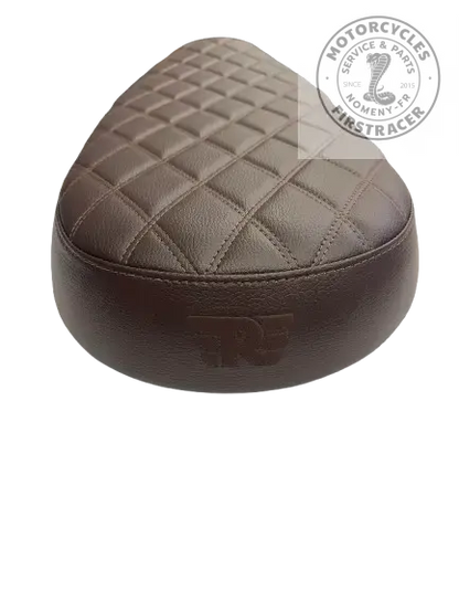 Selle Marron Losanges RE Interceptor et Continental GT 650 Firstracer