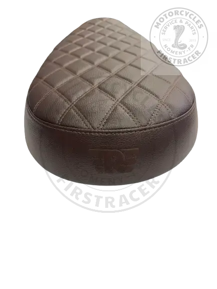 Selle Marron Losanges RE Interceptor et Continental GT 650 Firstracer