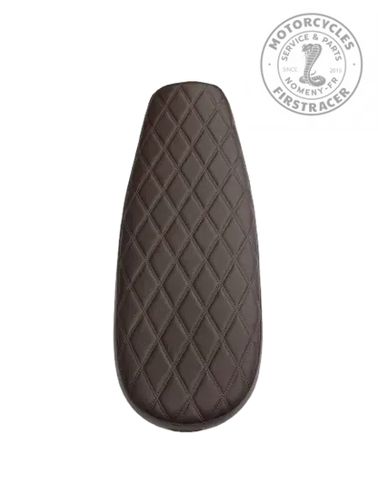 Selle Marron Losanges RE Interceptor et Continental GT 650 Firstracer