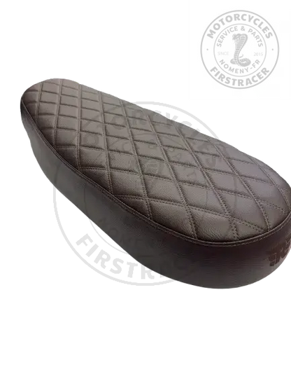 Selle Marron Losanges RE Interceptor et Continental GT 650 Firstracer
