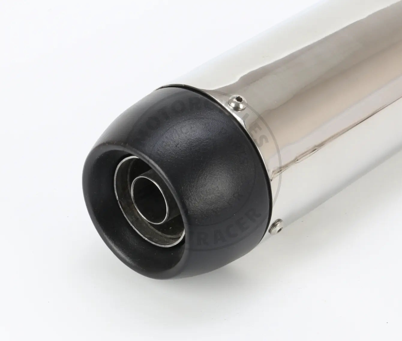 Silencieux conique inox avec embout noir – Royal Enfield 350 Firstracer