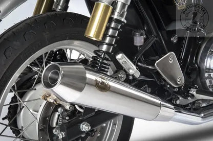 Silencieux inox ZARD homologue Royal Enfield 650 Twins Firstracer