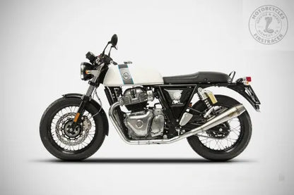 Silencieux inox ZARD homologue Royal Enfield 650 Twins Firstracer