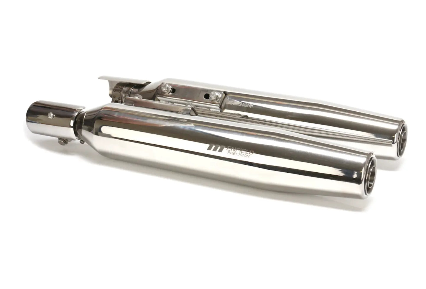 Silencieux inox polis Enfield Precision – Royal Enfield 650 Firstracer