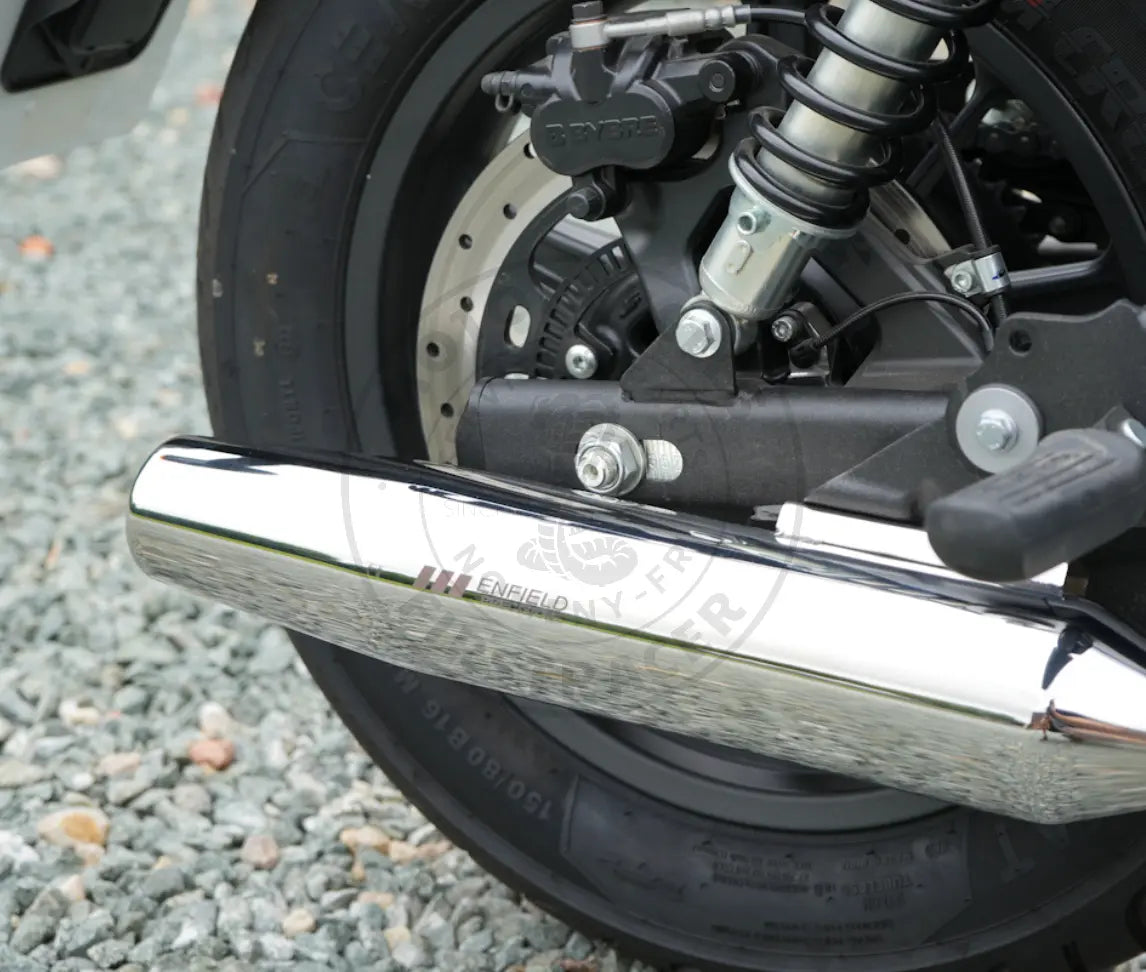 Silencieux inox polis Enfield Precision – Royal Enfield 650 Firstracer