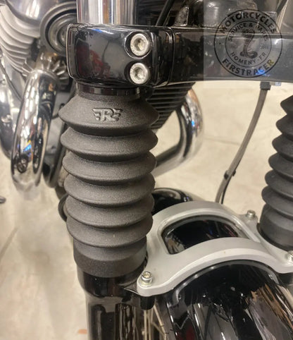 Soufflet de fourche noir résistant Royal Enfield 650 Twins Firstracer